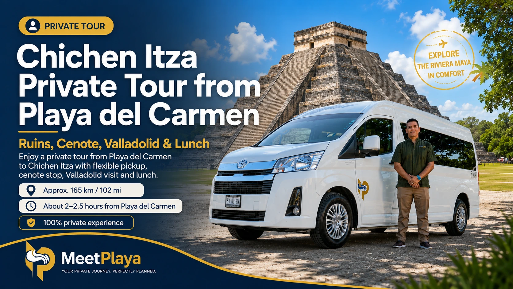Chichen Itza Private Tour from Playa del Carmen: Distance, Travel Time & What’s Included