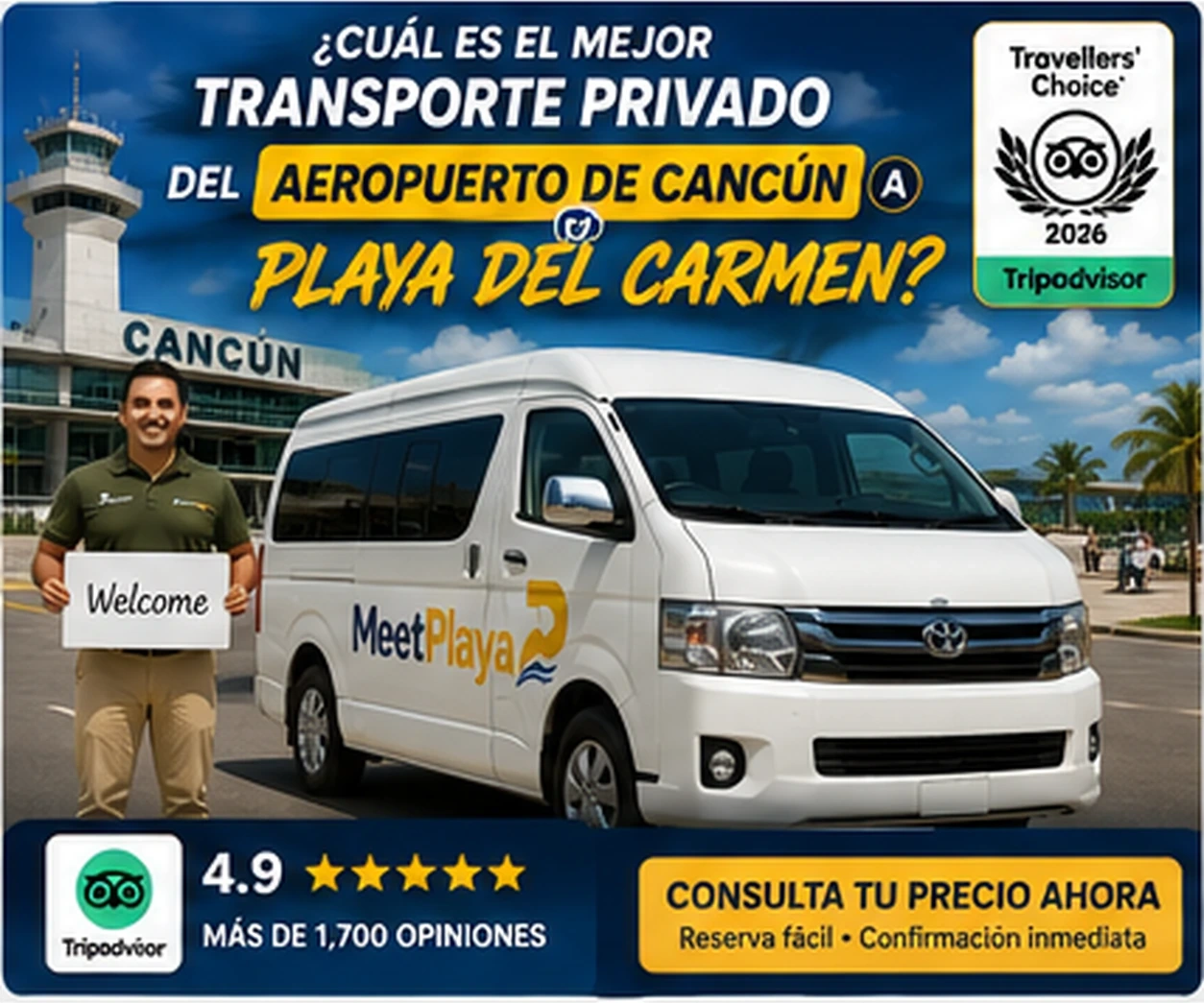 What Is the Best Private Transportation from Cancun Airport to Playa del Carmen?