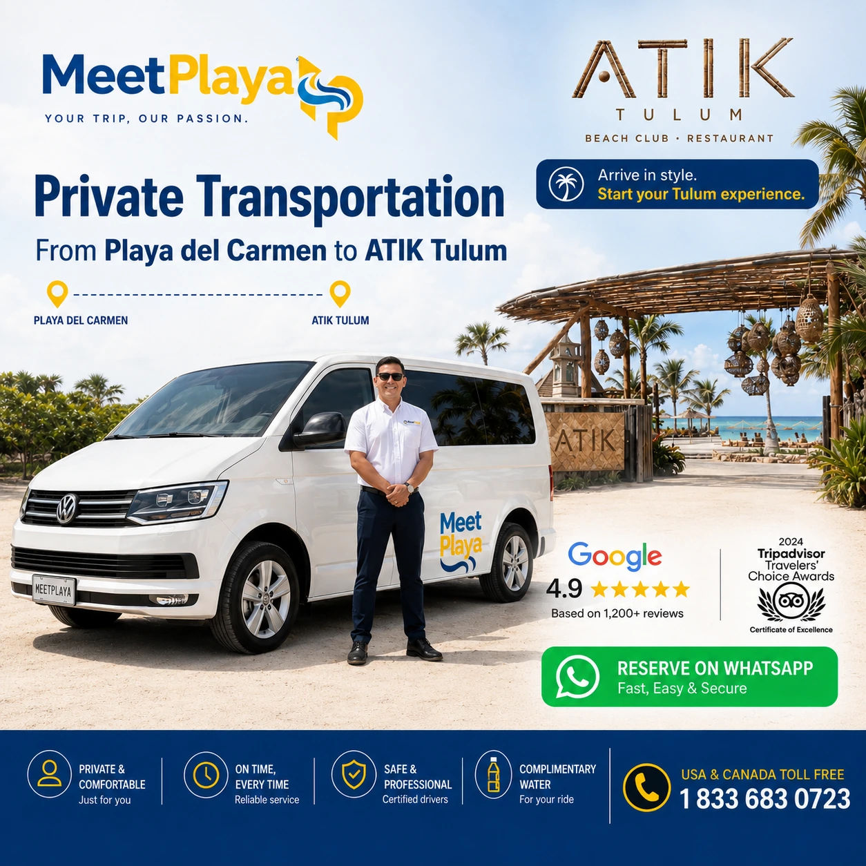 How to Get from Playa del Carmen to ATIK Tulum