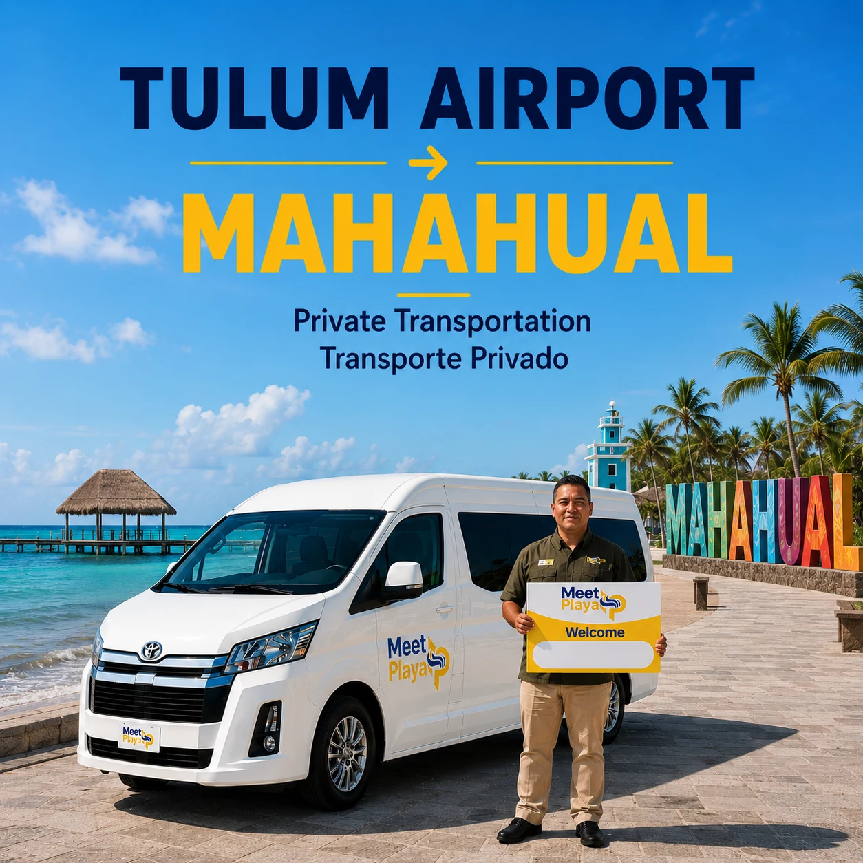 Tulum Airport to Mahahual Private Transportation
