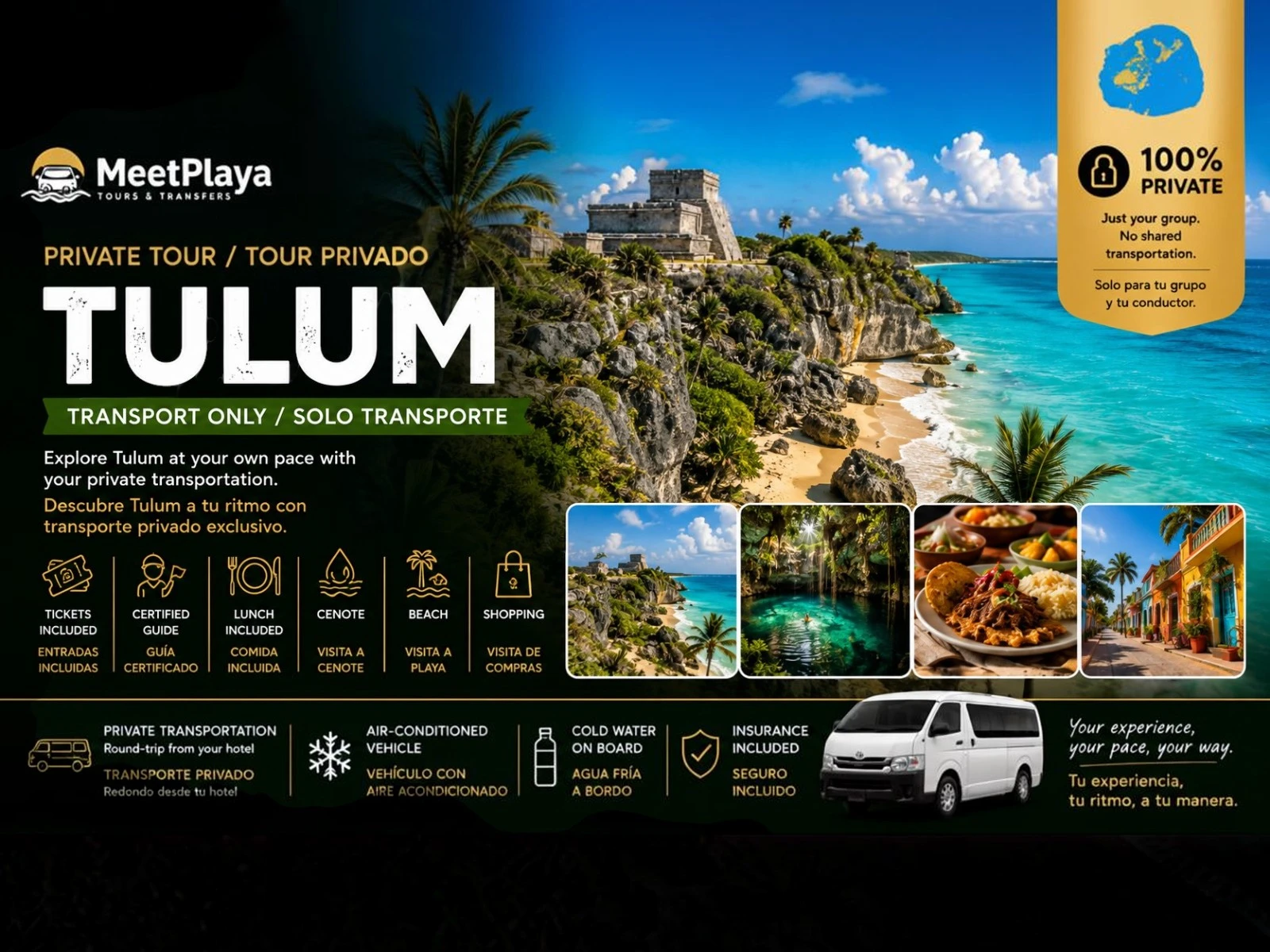 Tour Privado a Tulum: ruinas mayas