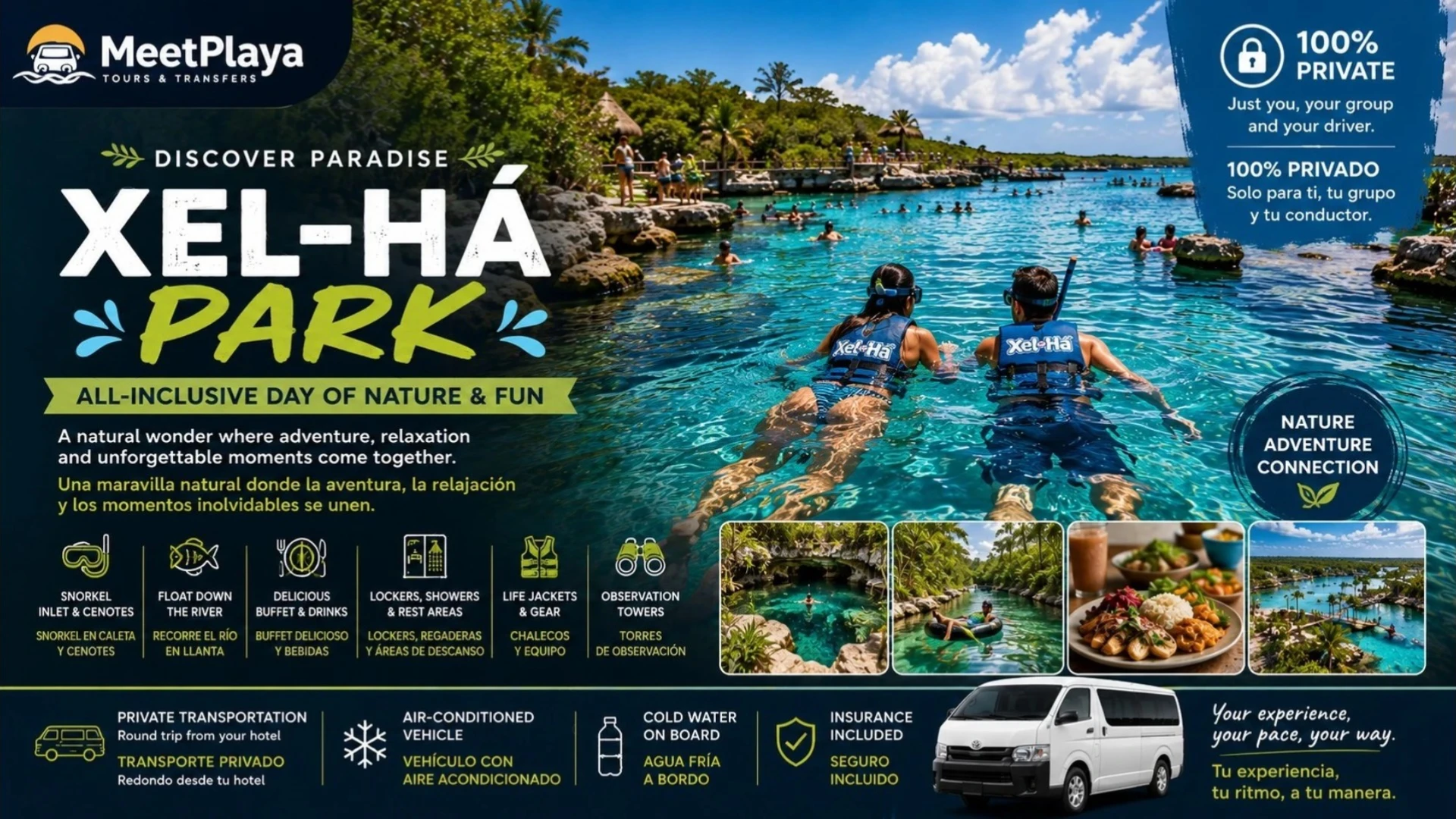 Tour Xel-Há — Parque Acuático Natural Todo In